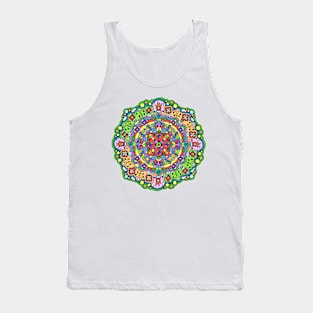 Bright & Colorful Mandala Tank Top